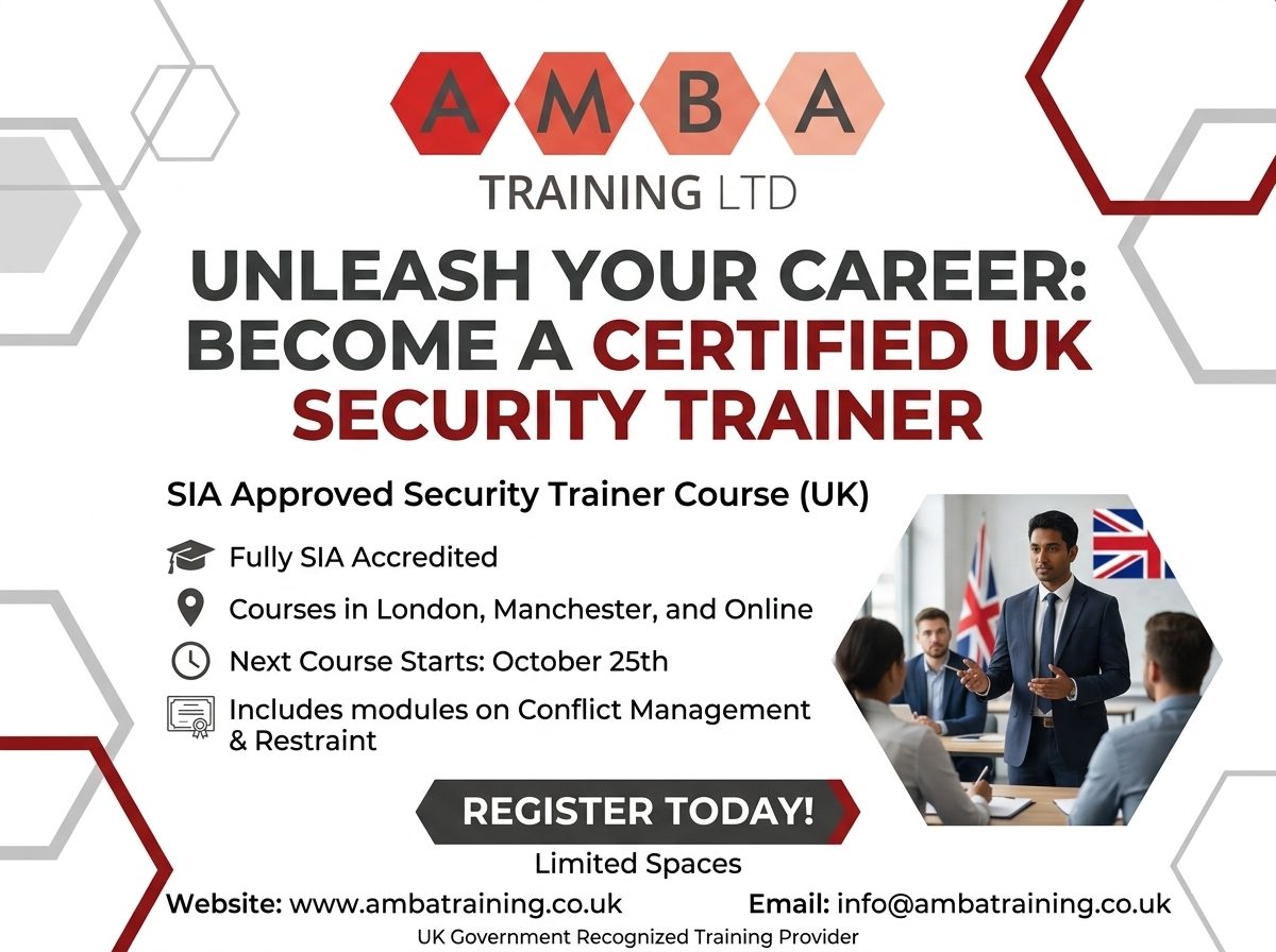 Security Trainer Course UK