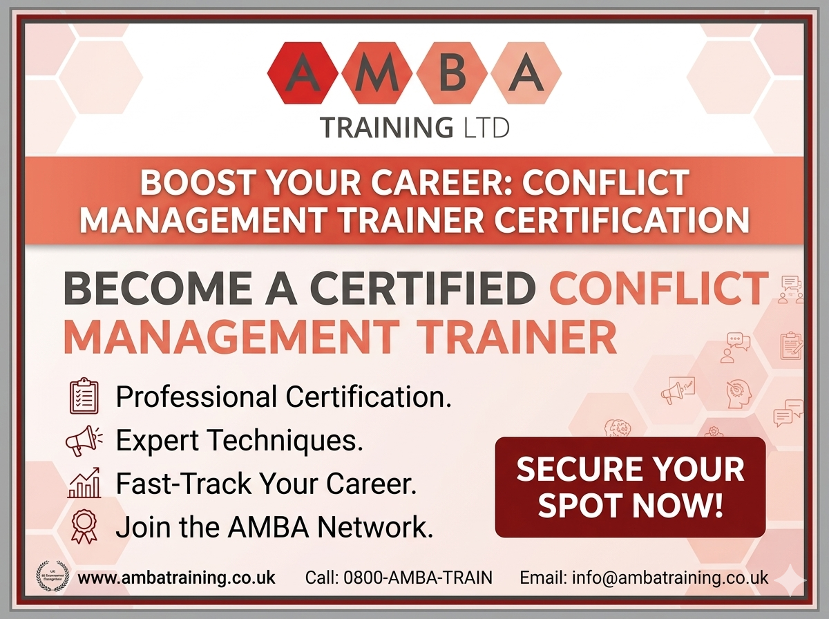 conflict management trainer certification