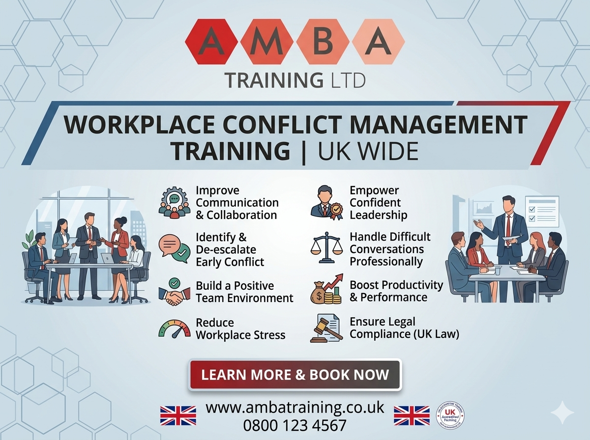 workplace conflict management training UK