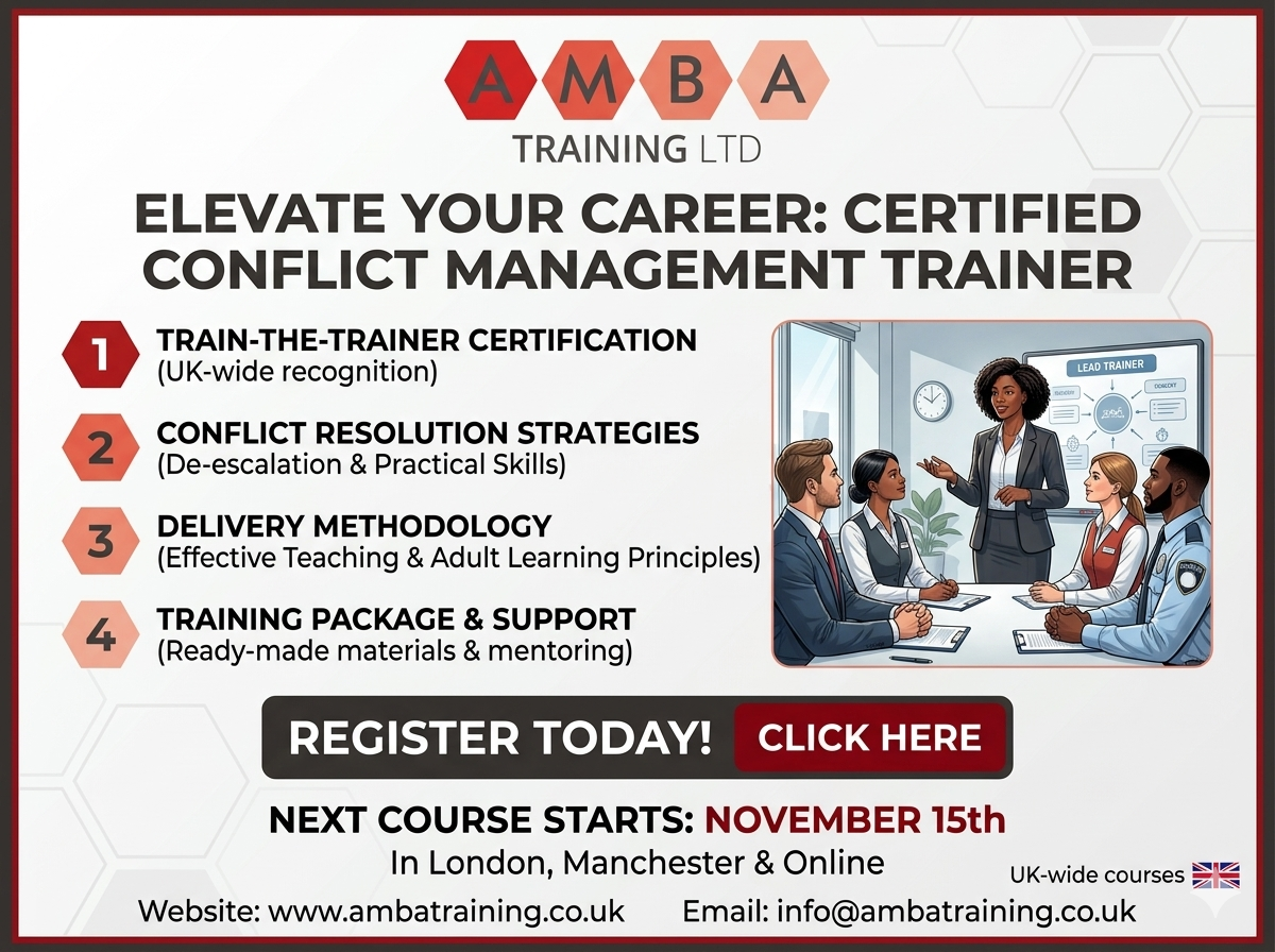train the trainer conflict management